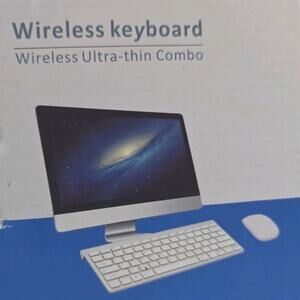 Mini Wireless Keyboard And Mouse Set Waterproof 2.4G For Mac Apple PC Computer